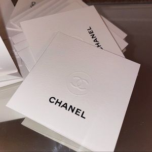 Chanel CC Logo Blank Mini Gift Cards, 25 CT